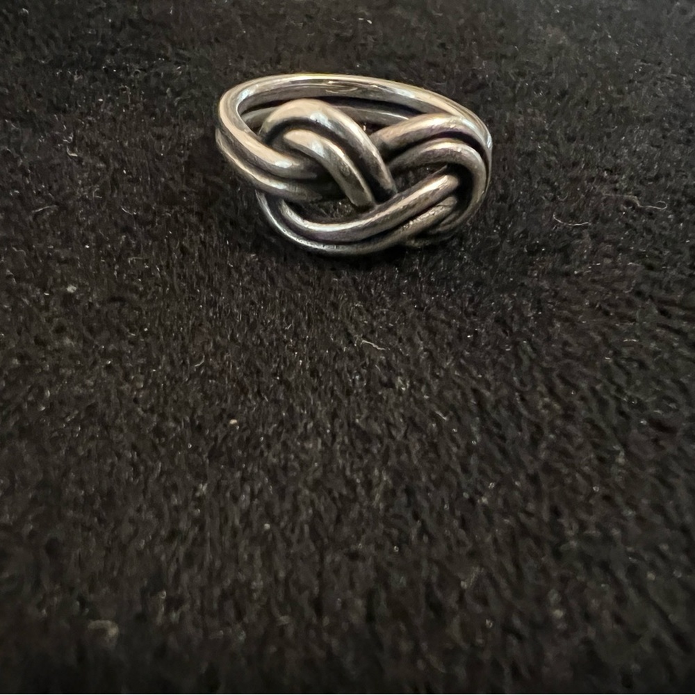 James Avery Sterling Knot Band in Silver Tone